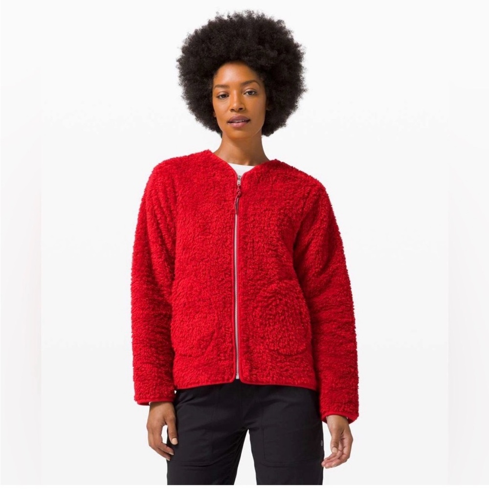Lululemon Oh So Sherpa Full Zip Fleece Jacket